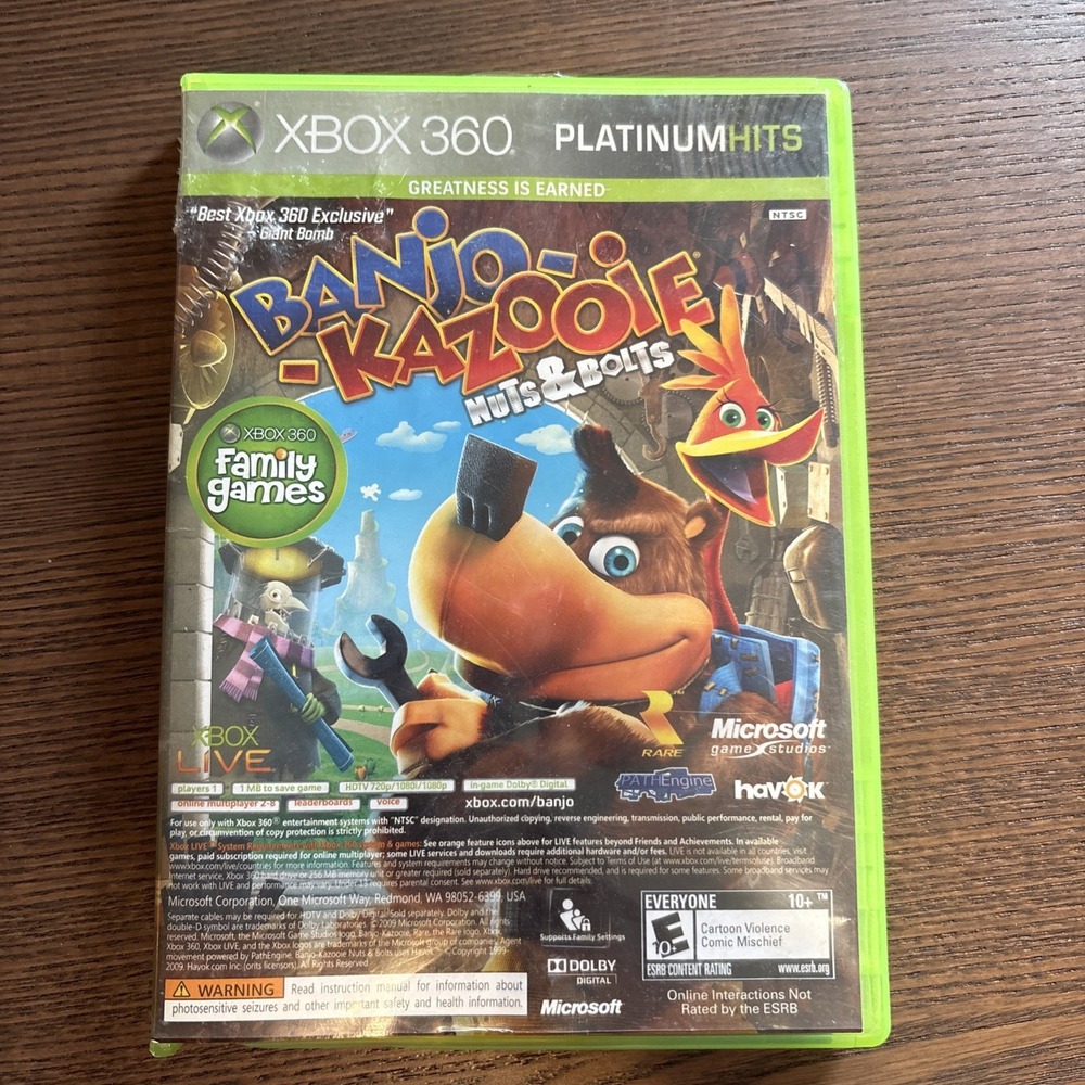 Banjo Kazooie: Nuts & Bolts - Microsoft Xbox 360